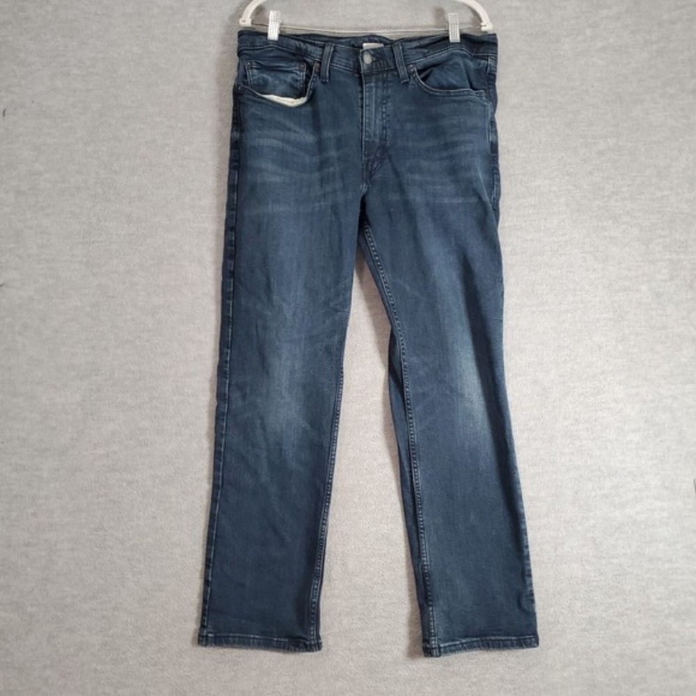 Levi's 514 Men Jeans 34x30 Blue Denim Straight Fit Pockets Mid Rise Cotton